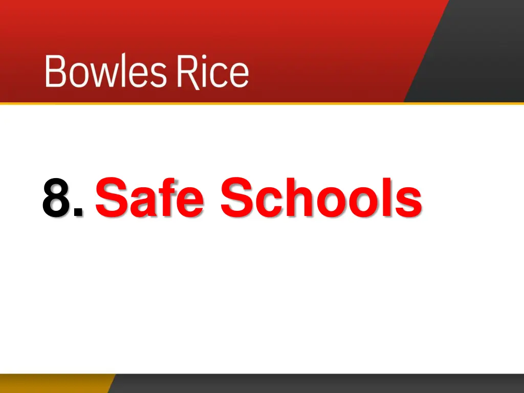 8 safe schools