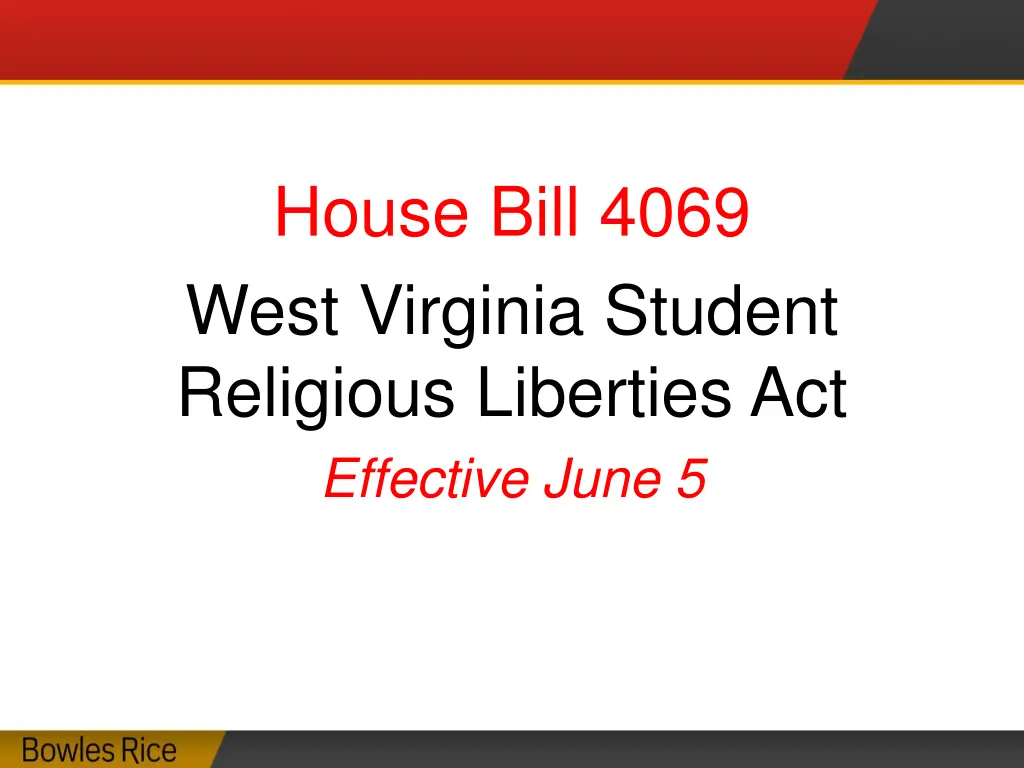 house bill 4069 west virginia student religious