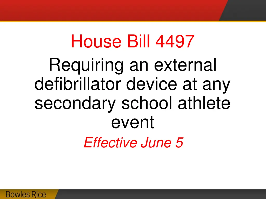 house bill 4497 requiring an external