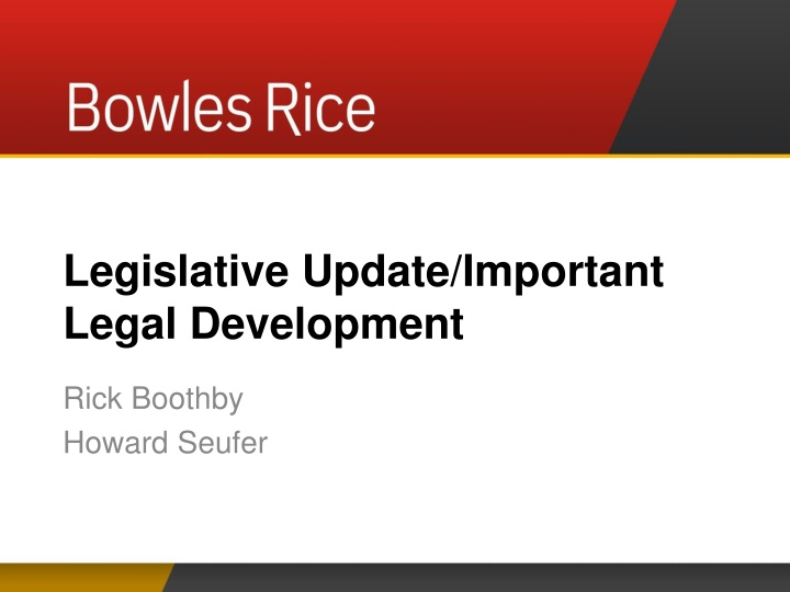 legislative update important legal development