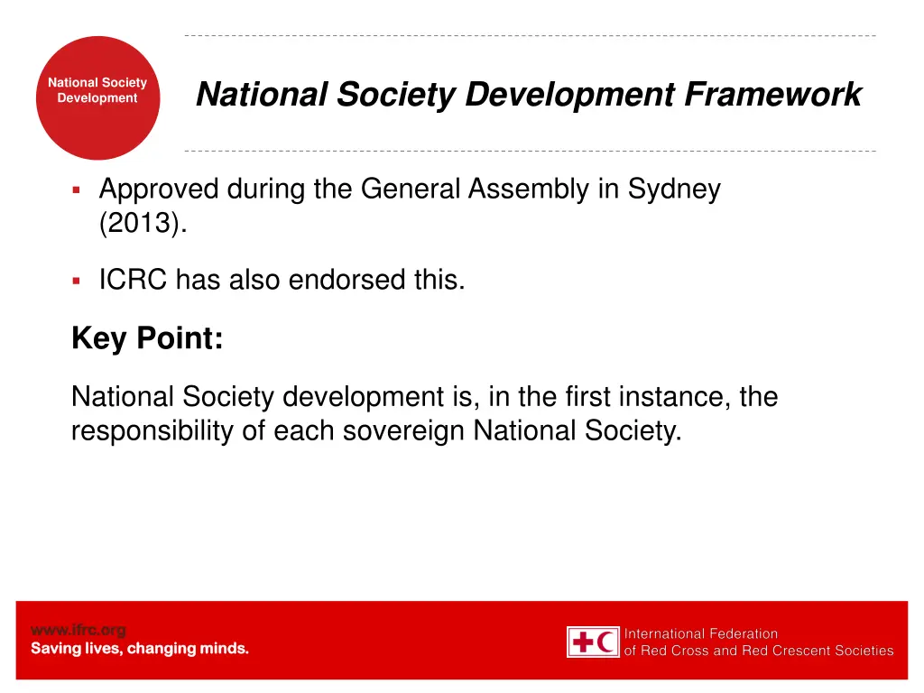 national society development framework