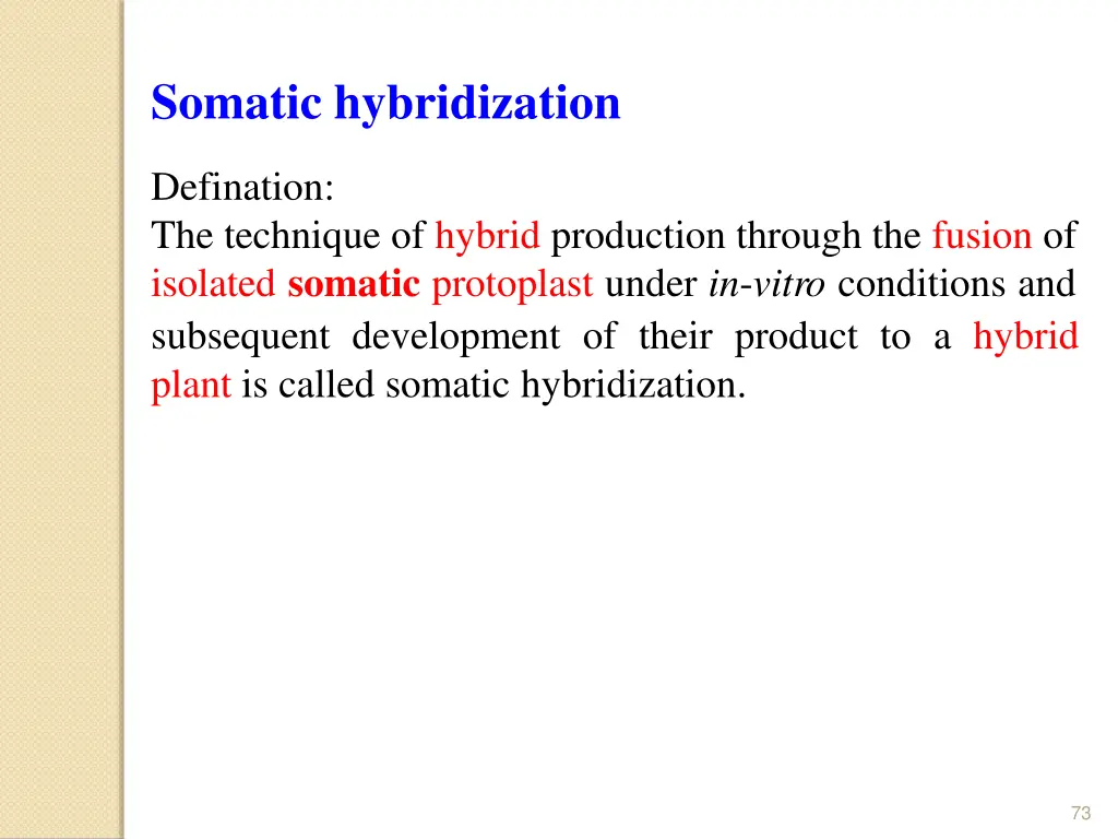somatic hybridization