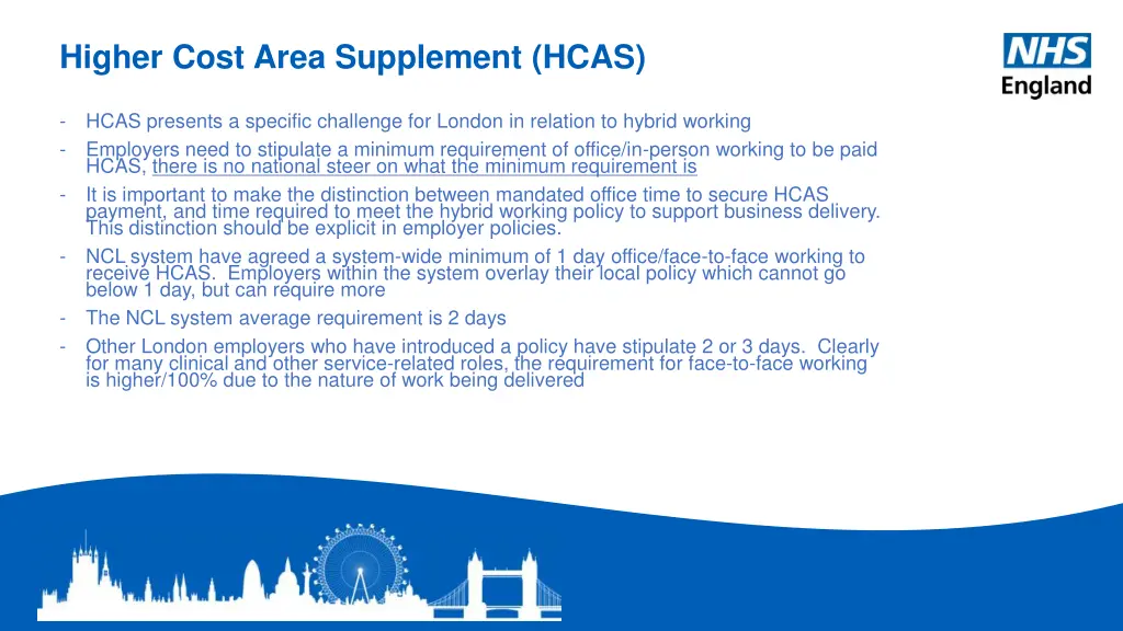 higher cost area supplement hcas