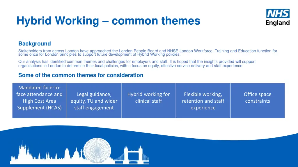 hybrid working common themes