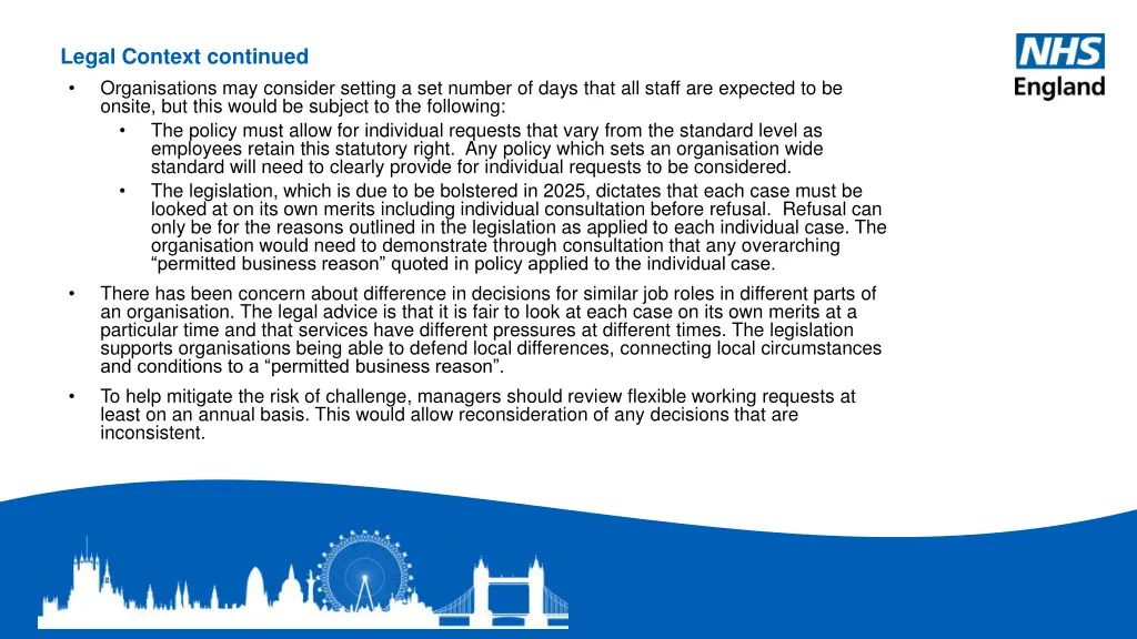 legal context continued organisations