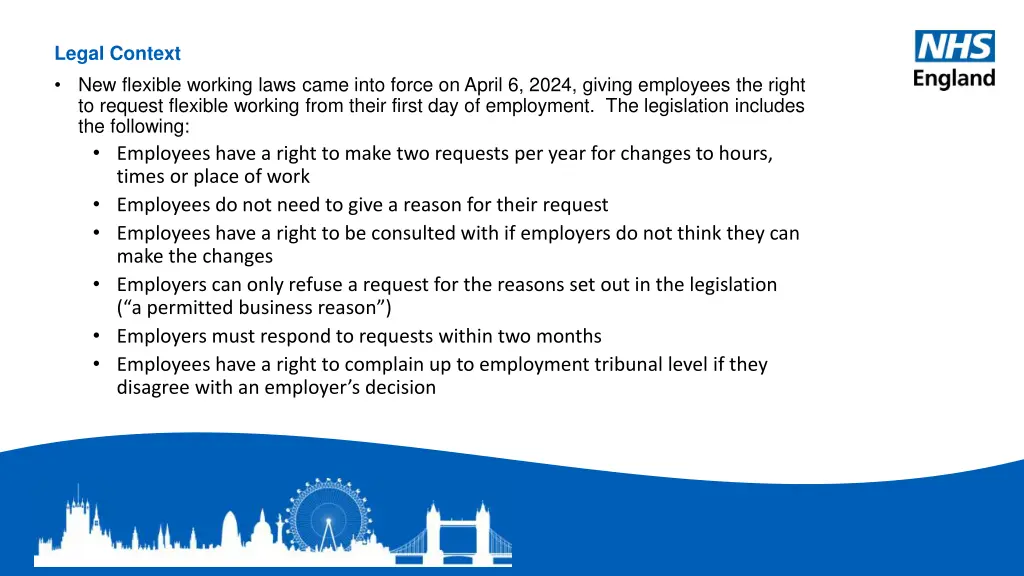 legal context new flexible working laws came into