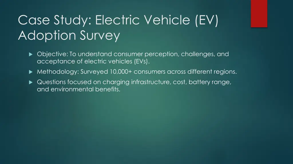 case study electric vehicle ev adoption survey