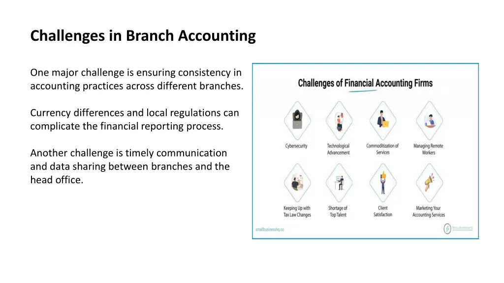 challenges in branch accounting