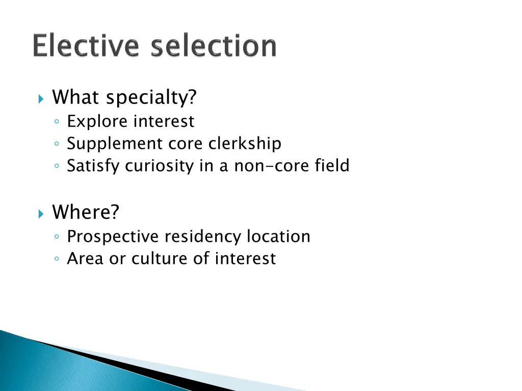what specialty explore interest supplement core