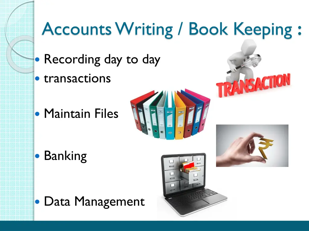 accounts writing book keeping