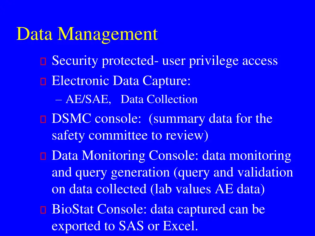 data management