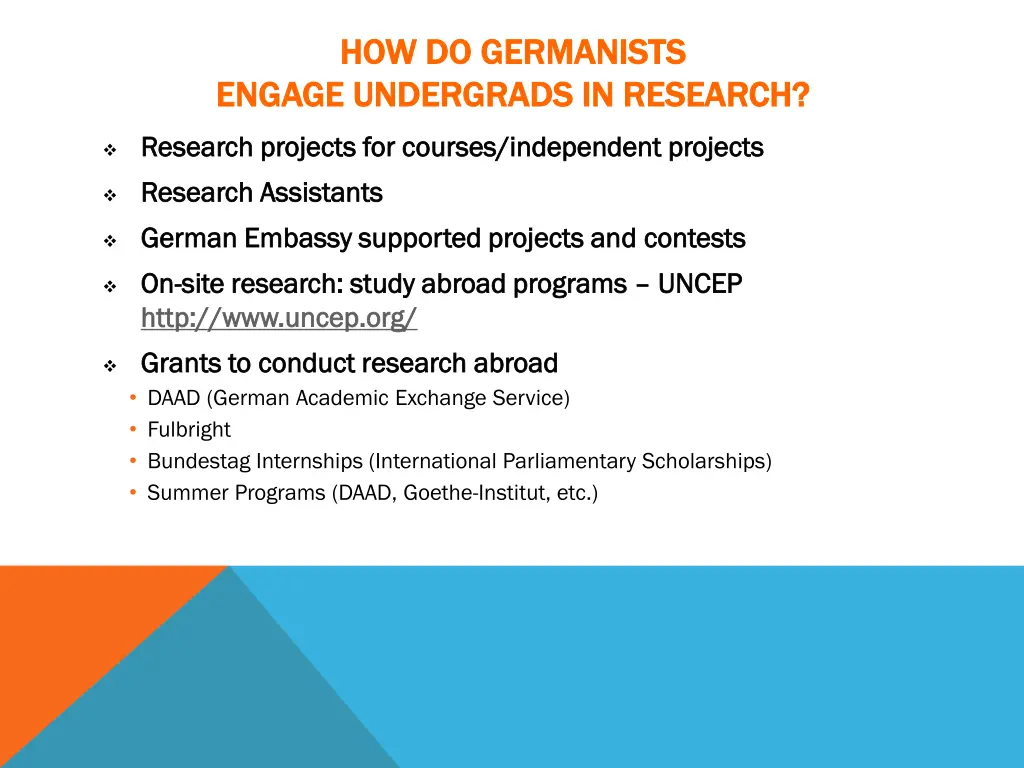how do how do germanists germanists engage engage