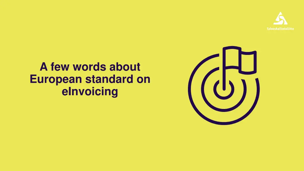 a few words about european standard on einvoicing
