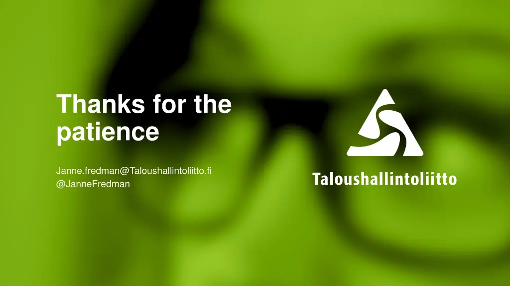 thanks for the patience