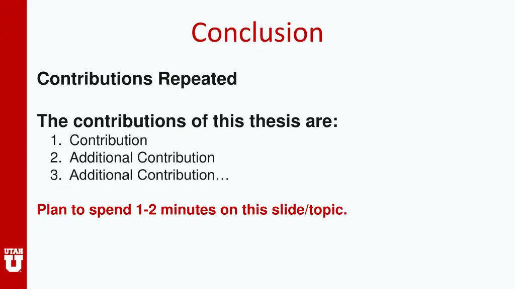 conclusion