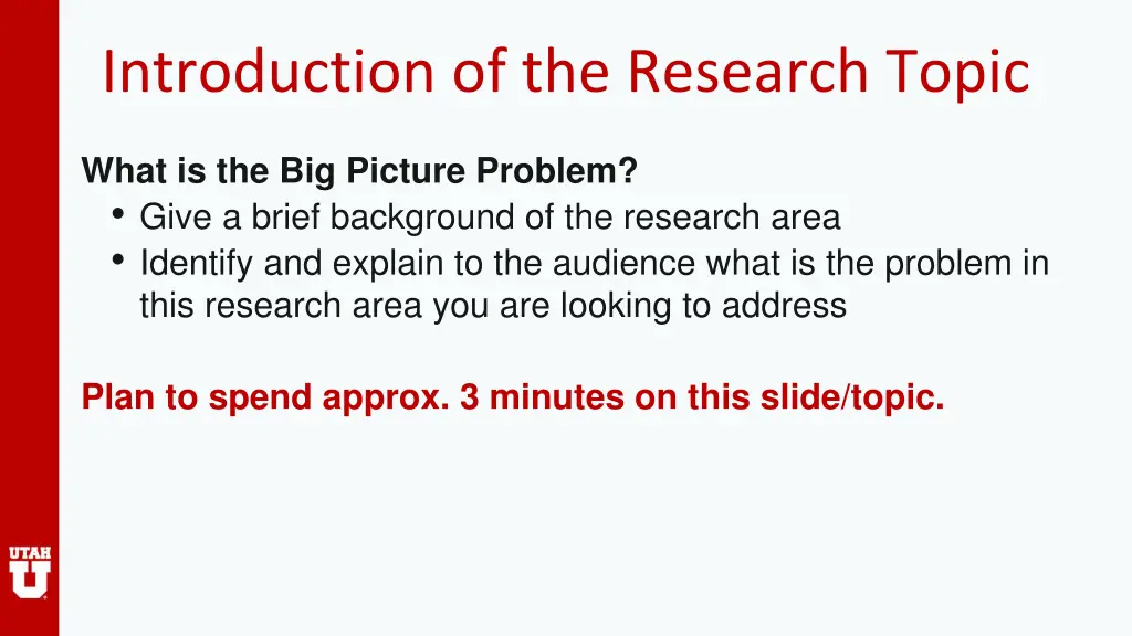 introduction of the research topic