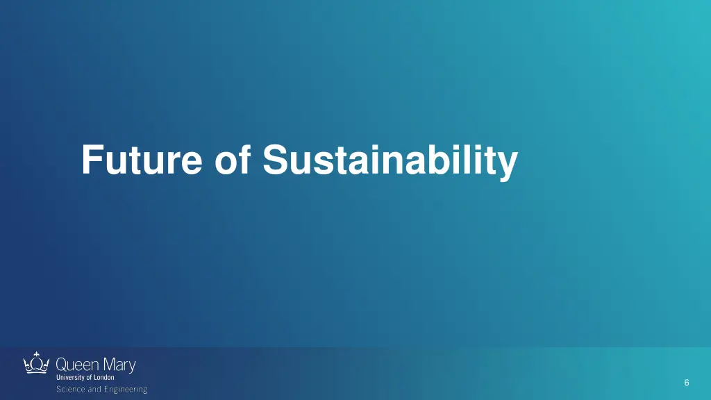 future of sustainability
