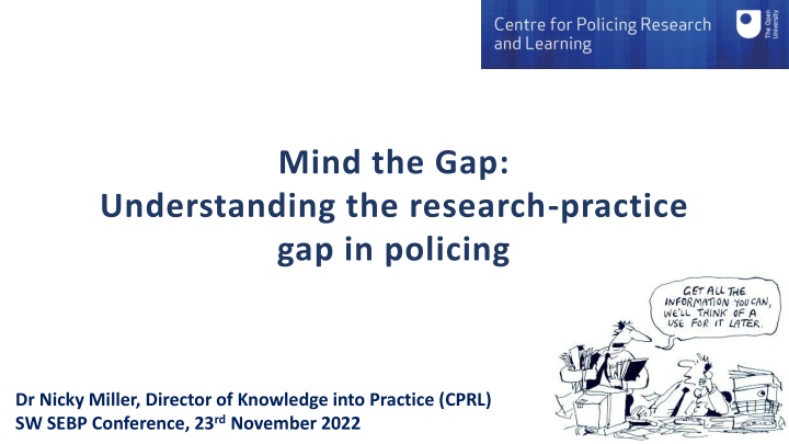 mind the gap