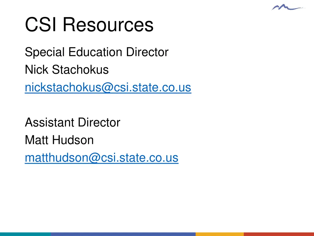 csi resources