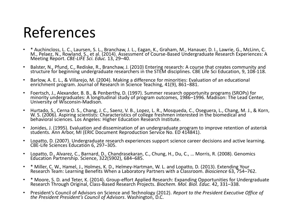 references
