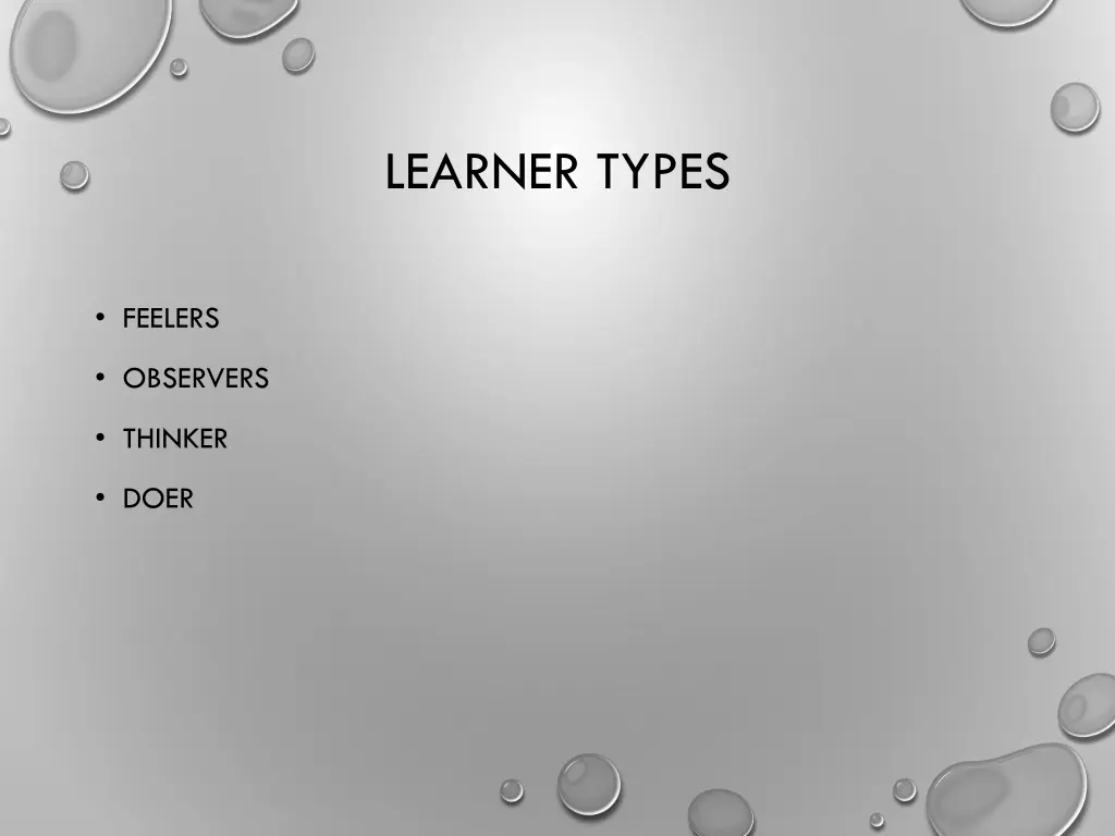learner types