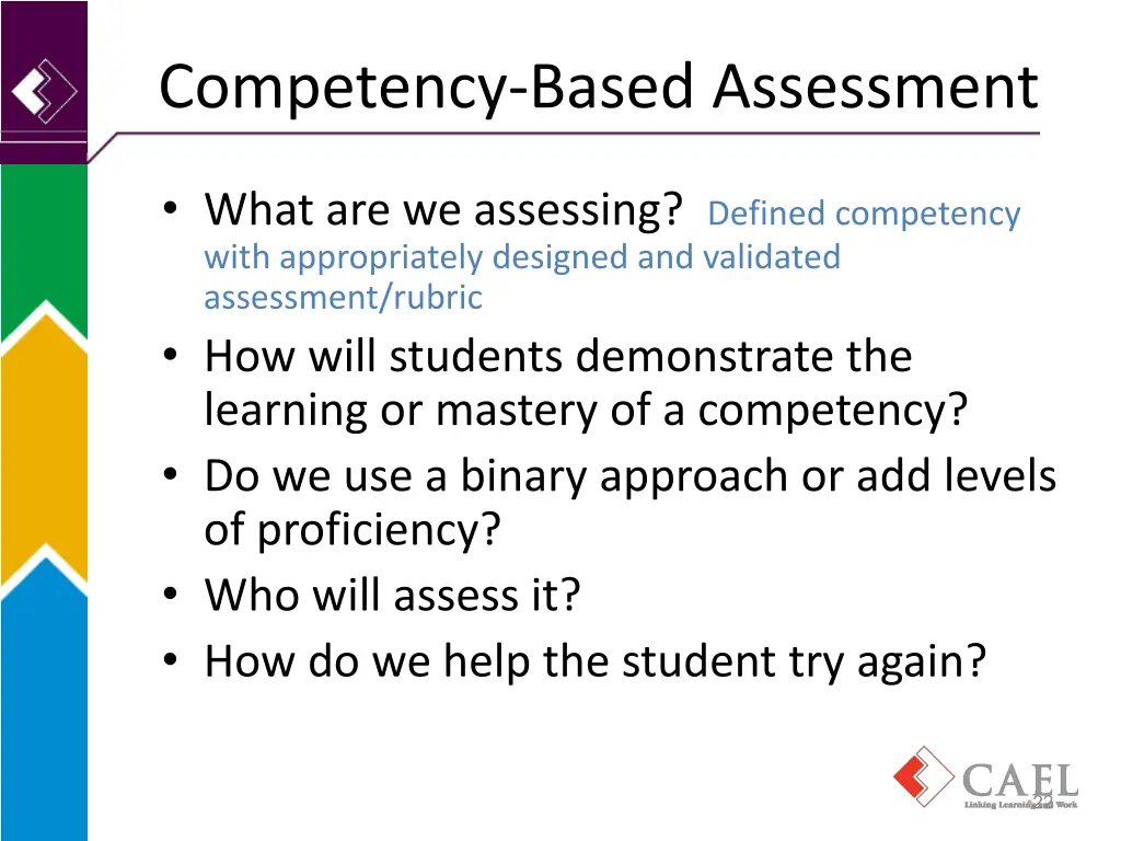 competency based assessment