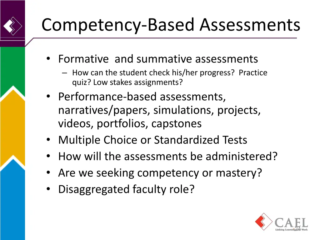 competency based assessments