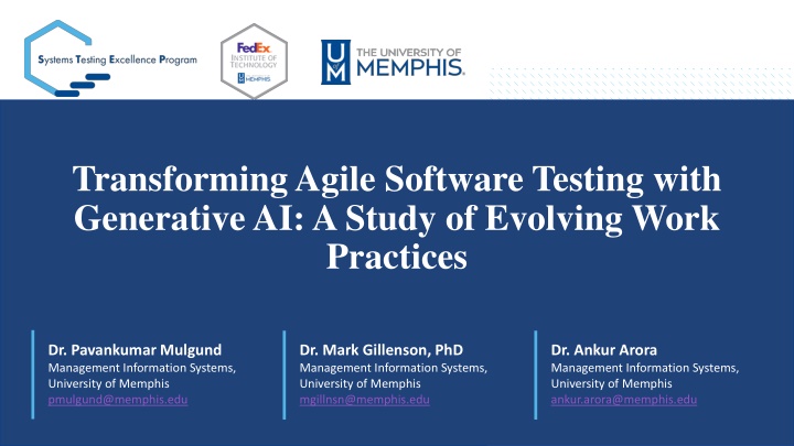 transforming agile software testing with
