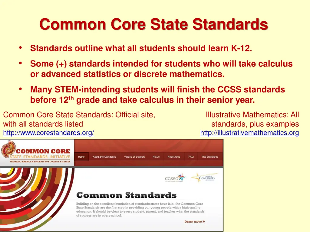 common core state standards