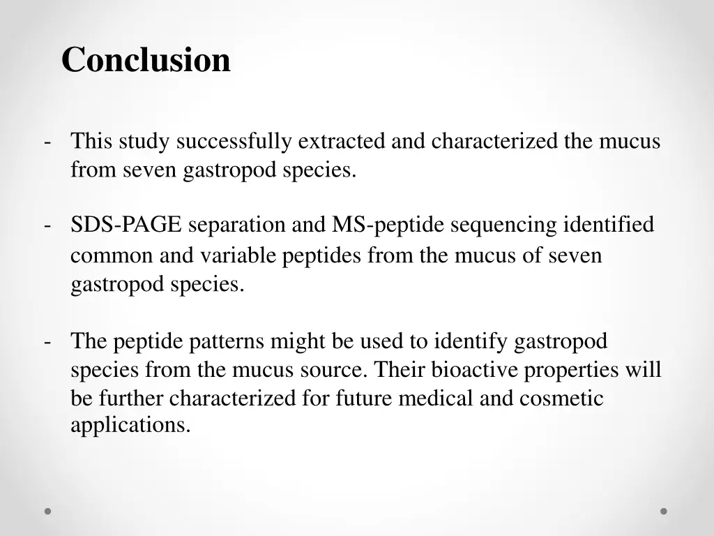 conclusion