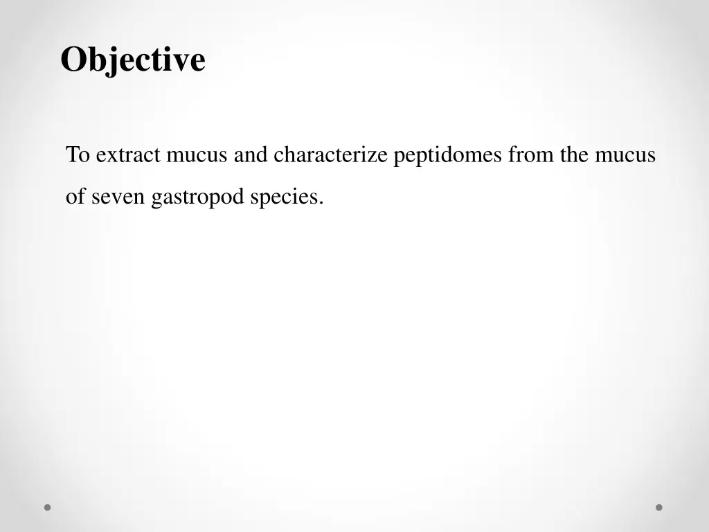 objective