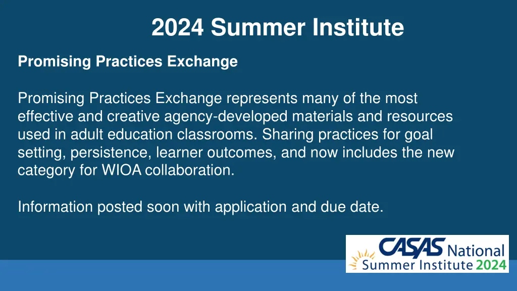 2024 summer institute 1
