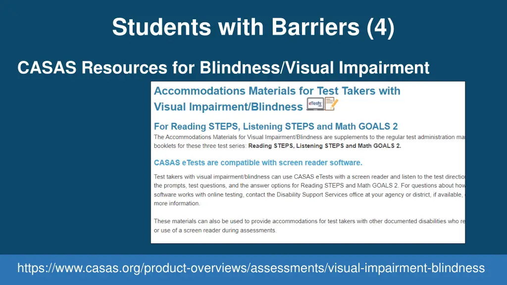 students with barriers 4