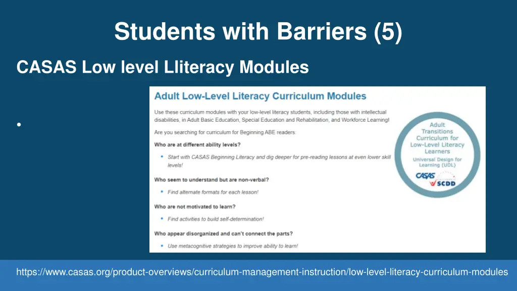 students with barriers 5