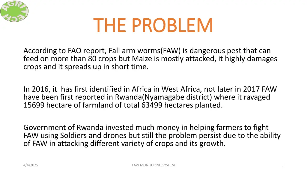 the problem the problem