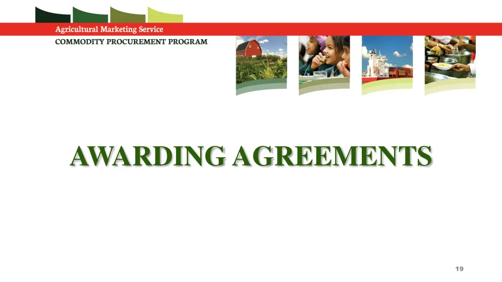 awarding agreements