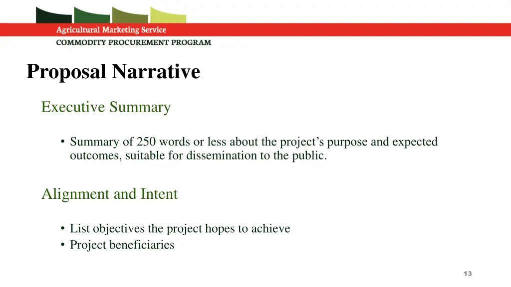 proposal narrative