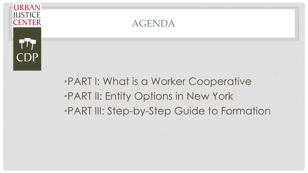 agenda