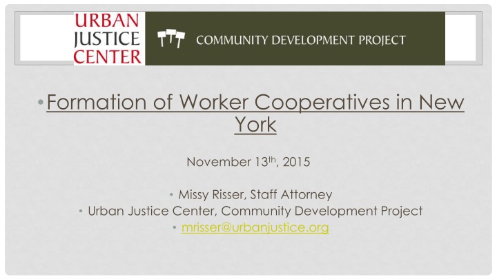 formation of worker cooperatives in new york