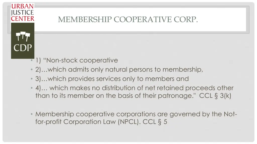 membership cooperative corp