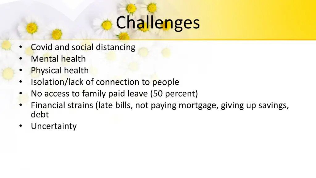 challenges