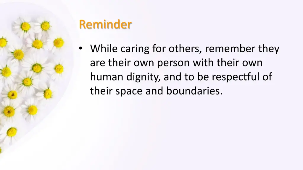 reminder