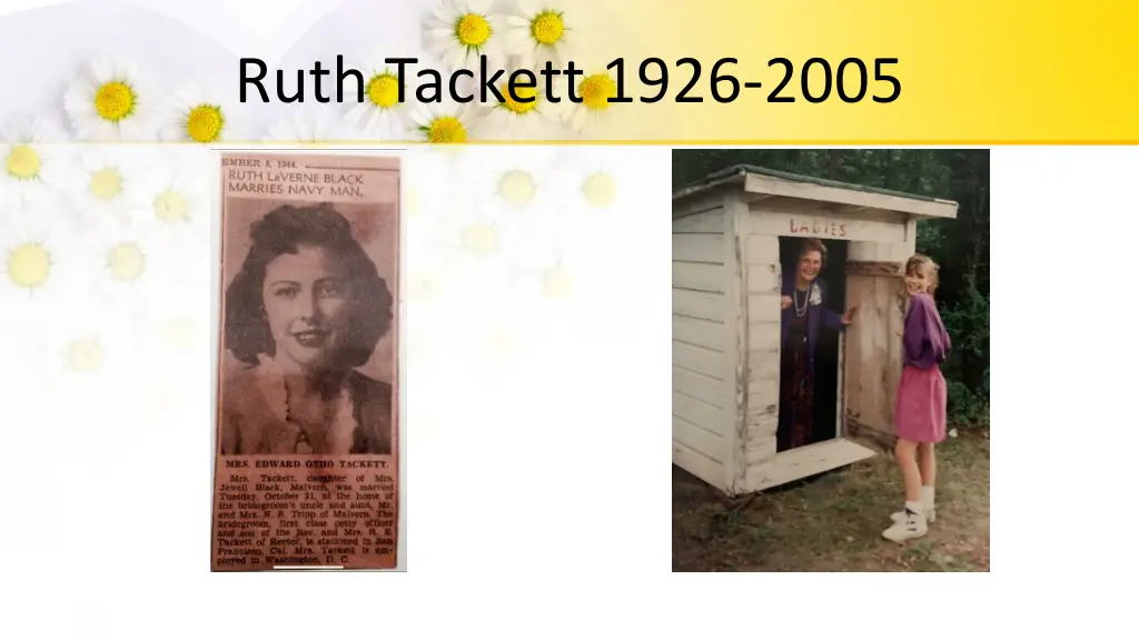 ruth tackett 1926 2005