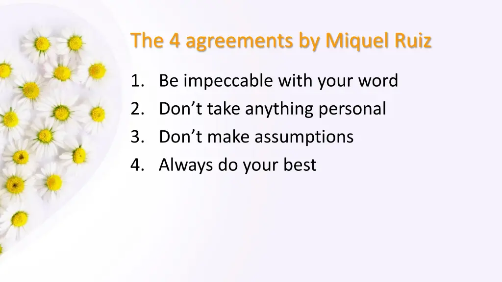 the 4 agreements by miquel ruiz