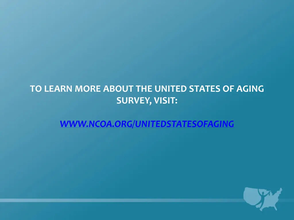 to learn more about the united states of aging