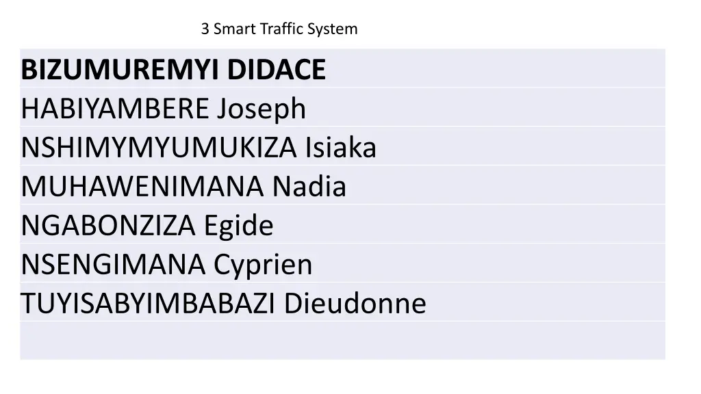3 smart traffic system