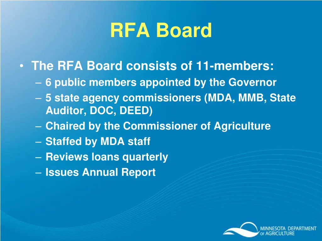 rfa board