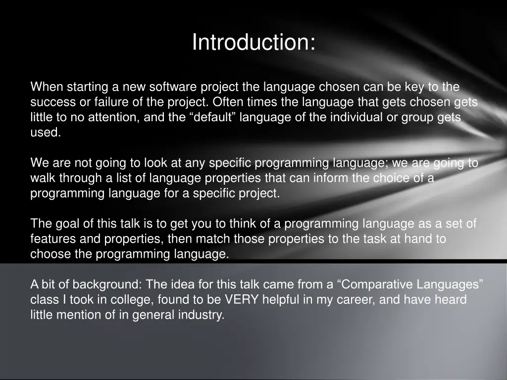 introduction