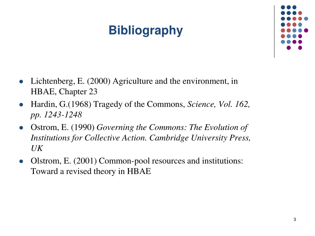 bibliography