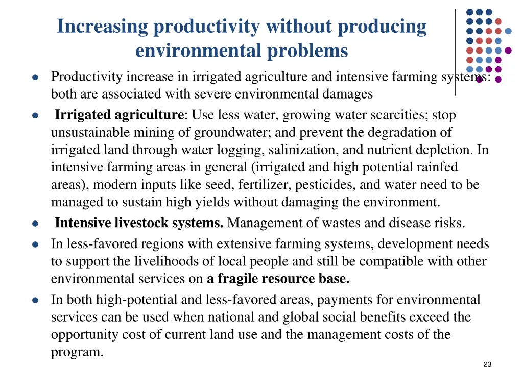 increasing productivity without producing